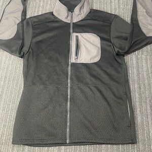 KAVU Black and Gray Knit Jacket